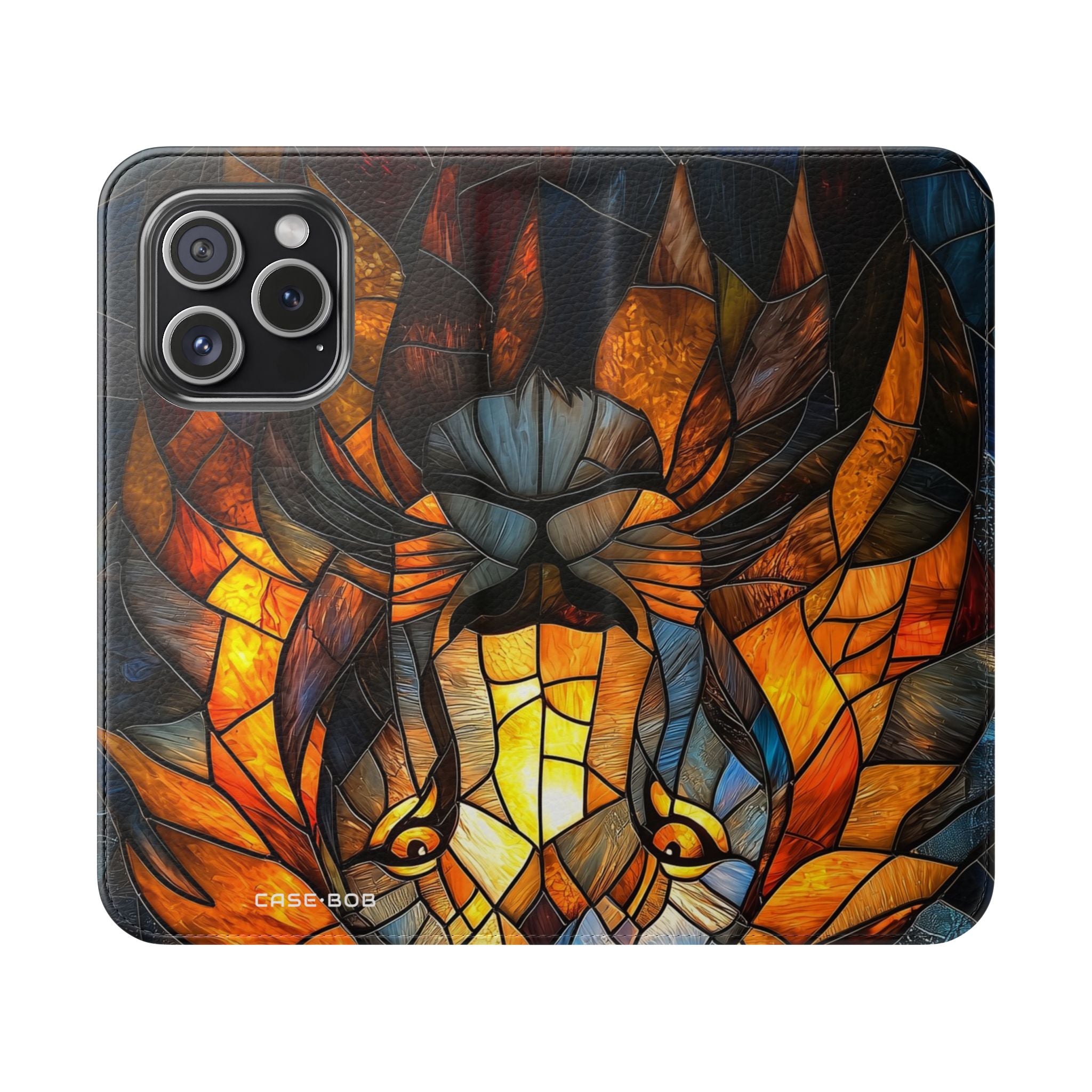 Flame Lion - iPhone 15 Pro Case - Wallet