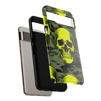 Neon Skull Camo Google Pixel 8 Pro Case - Tough