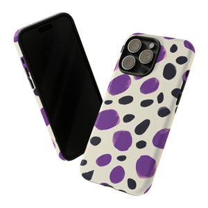 Purple Dot Matrix Case - Protective Phone Case