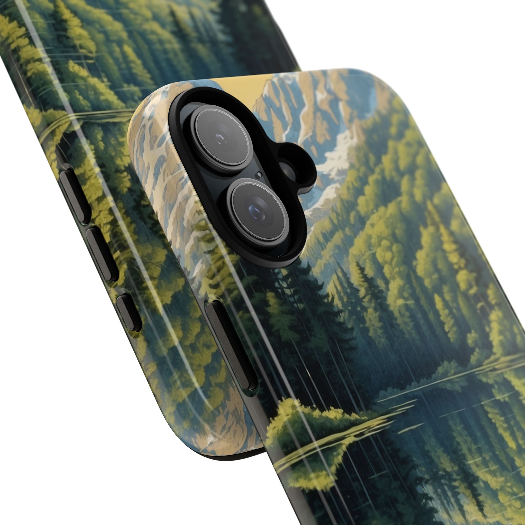 Mountain Peaks Reflect - iPhone Case