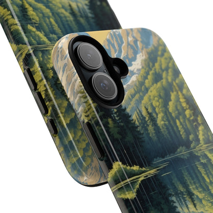 Mountain Peaks Reflect - iPhone Case