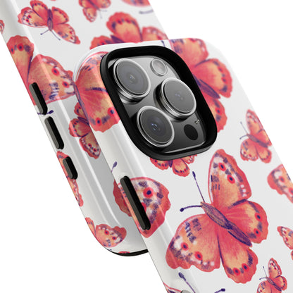 Vibrant Butterfly Dance - iPhone Case