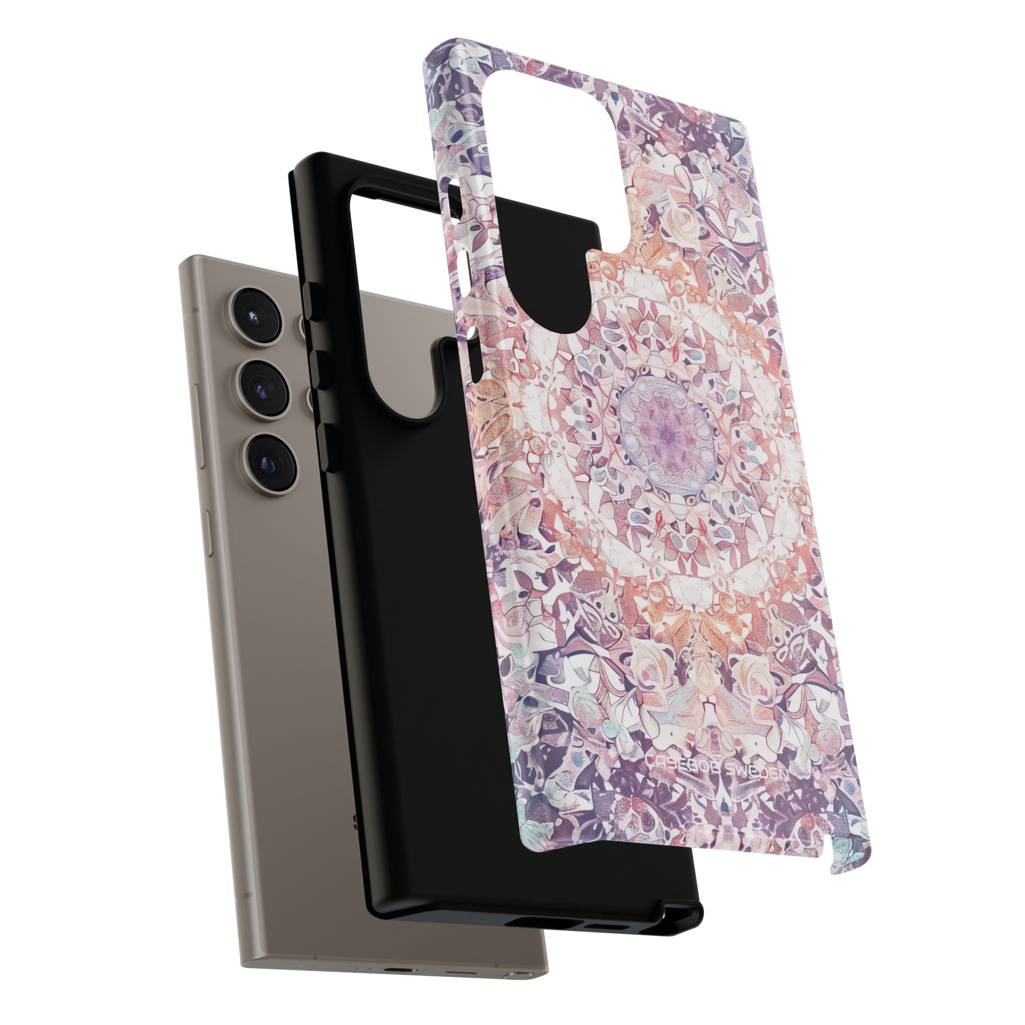 Purple Pink Mandala - Tough Samsung S24 Phone Case