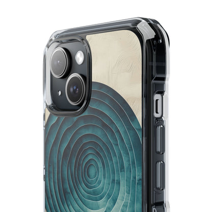 Waves Embrace Circles iPhone Case - Impact