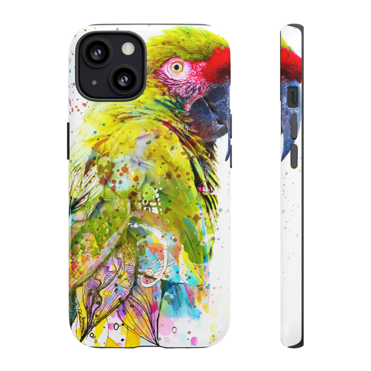 Colorful Parrot - Protective Phone Case