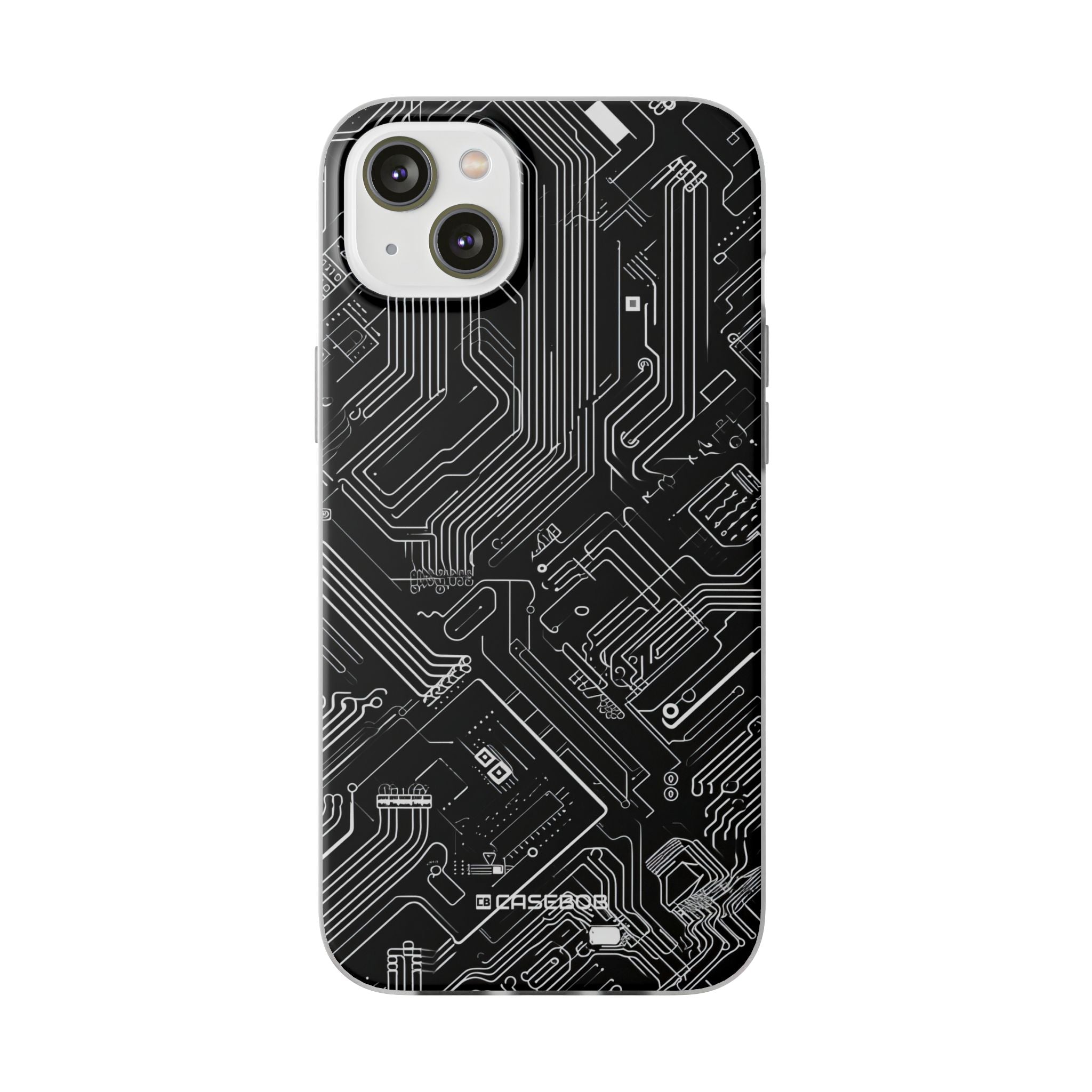 Cyber Circuitry Art | Flexible Phone Case for iPhone