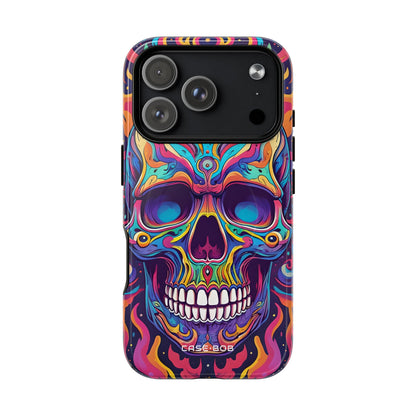 Flaming Skull iPhone 17 Pro Case - Tough+