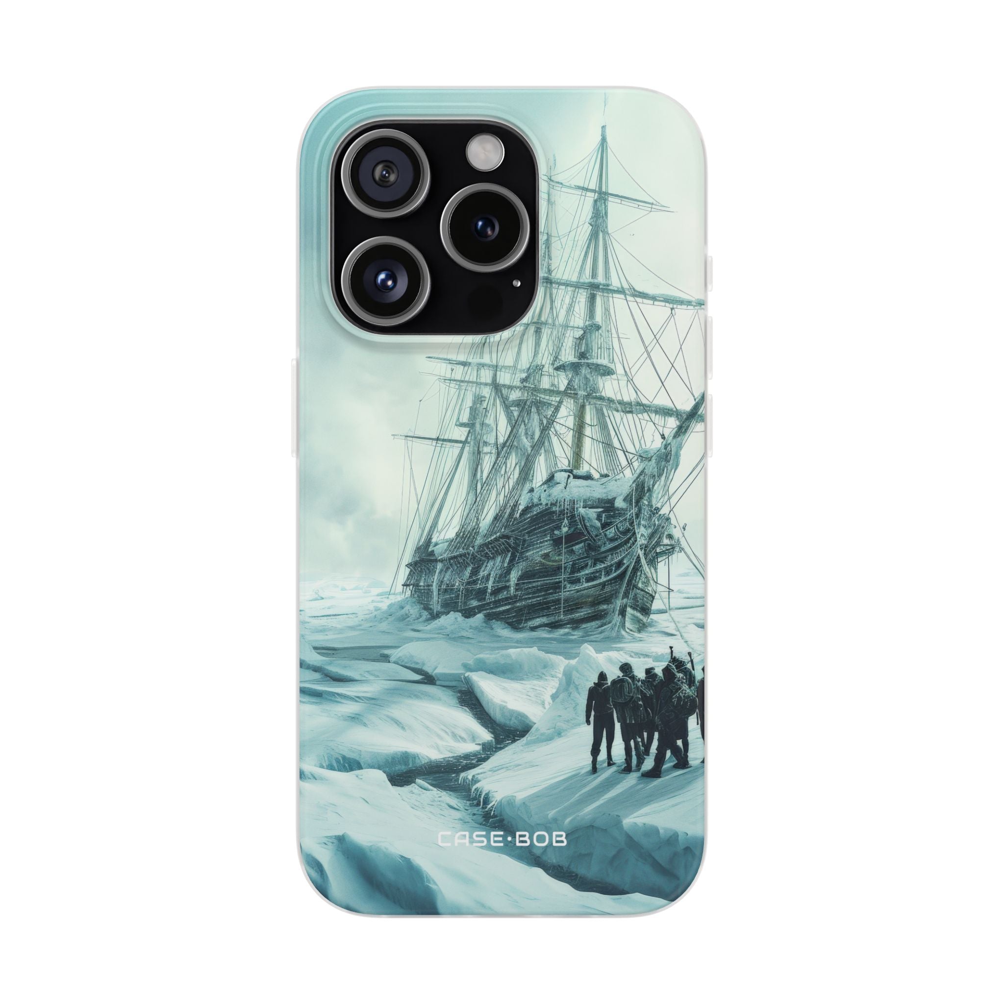 Icebound Ship iPhone 15 Pro Case - Soft