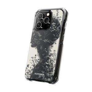 Botanical Silhouette Essence – Handyhülle für iPhone (Clear Impact – Magnetisch)