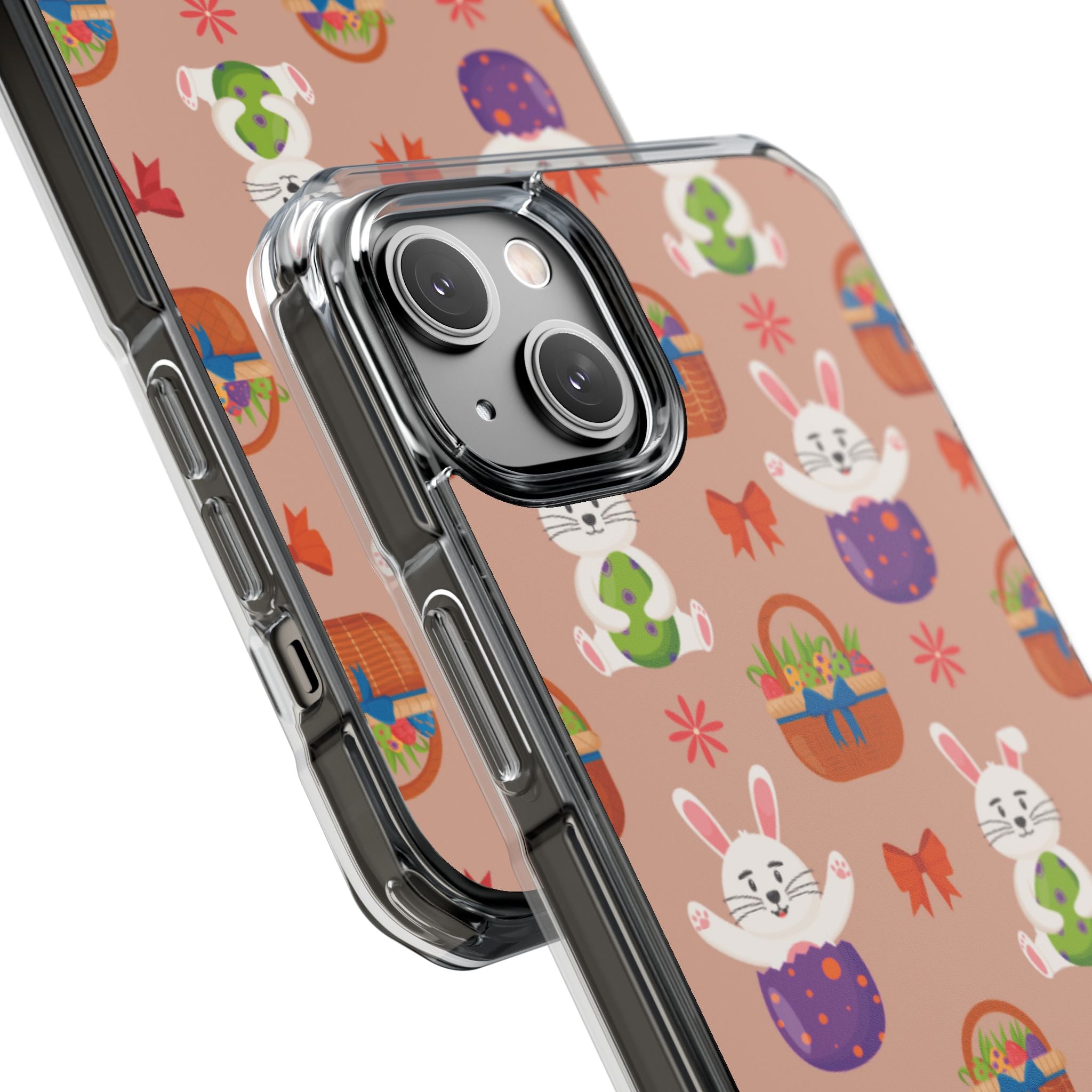 Bunnies Hold Eggs iPhone Case - Impact