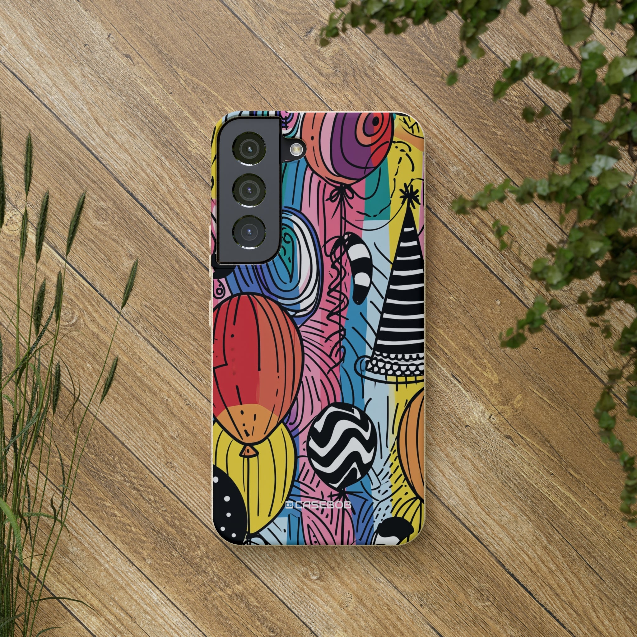 Vibrant Party Whimsy | Biodegradable Phone Case