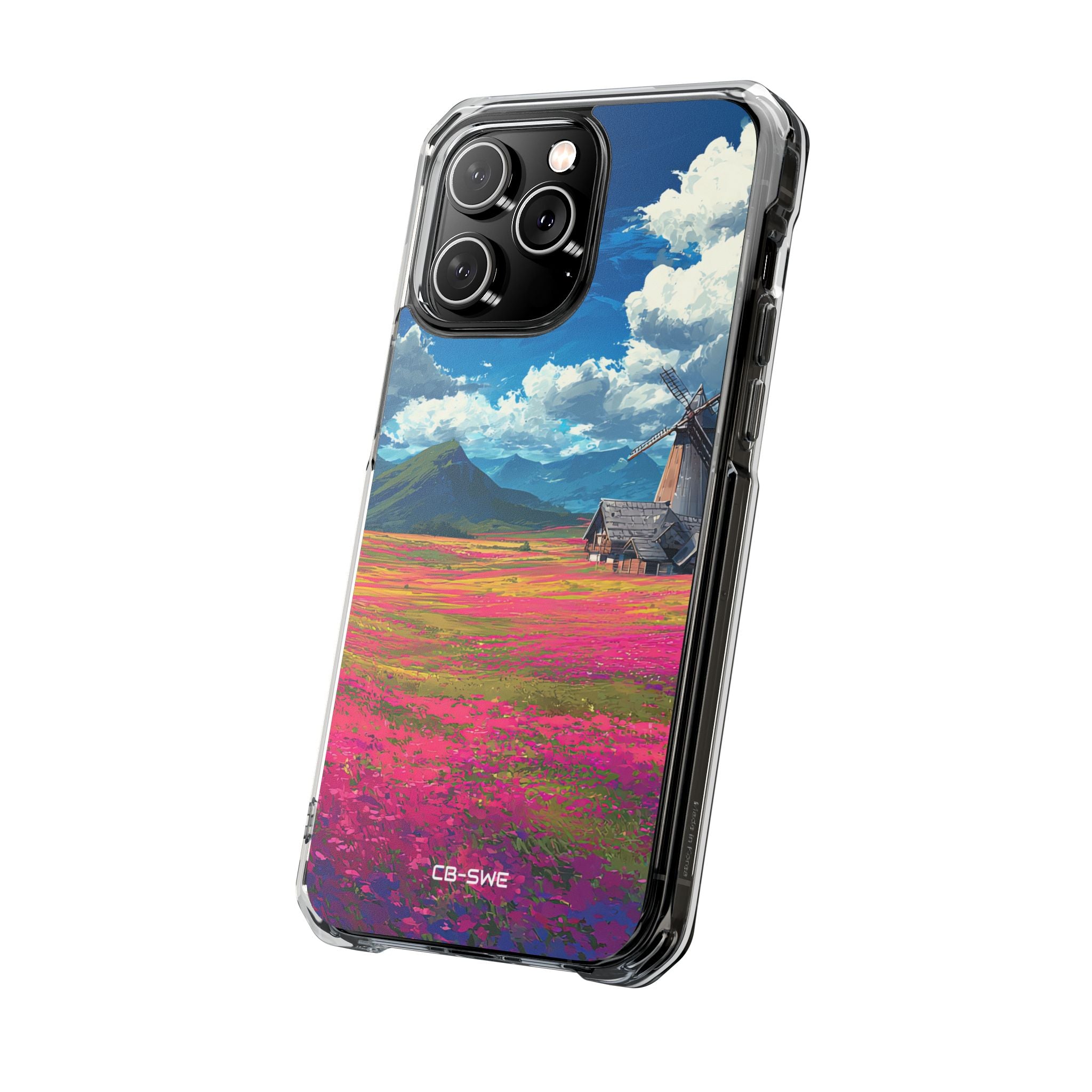 Impressionistic Summer Windmill iPhone Case - Impact