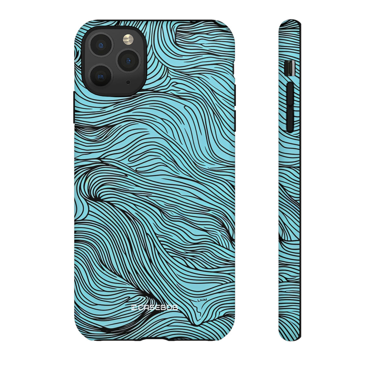 Wavy Serenity | Protective Phone Case for iPhone