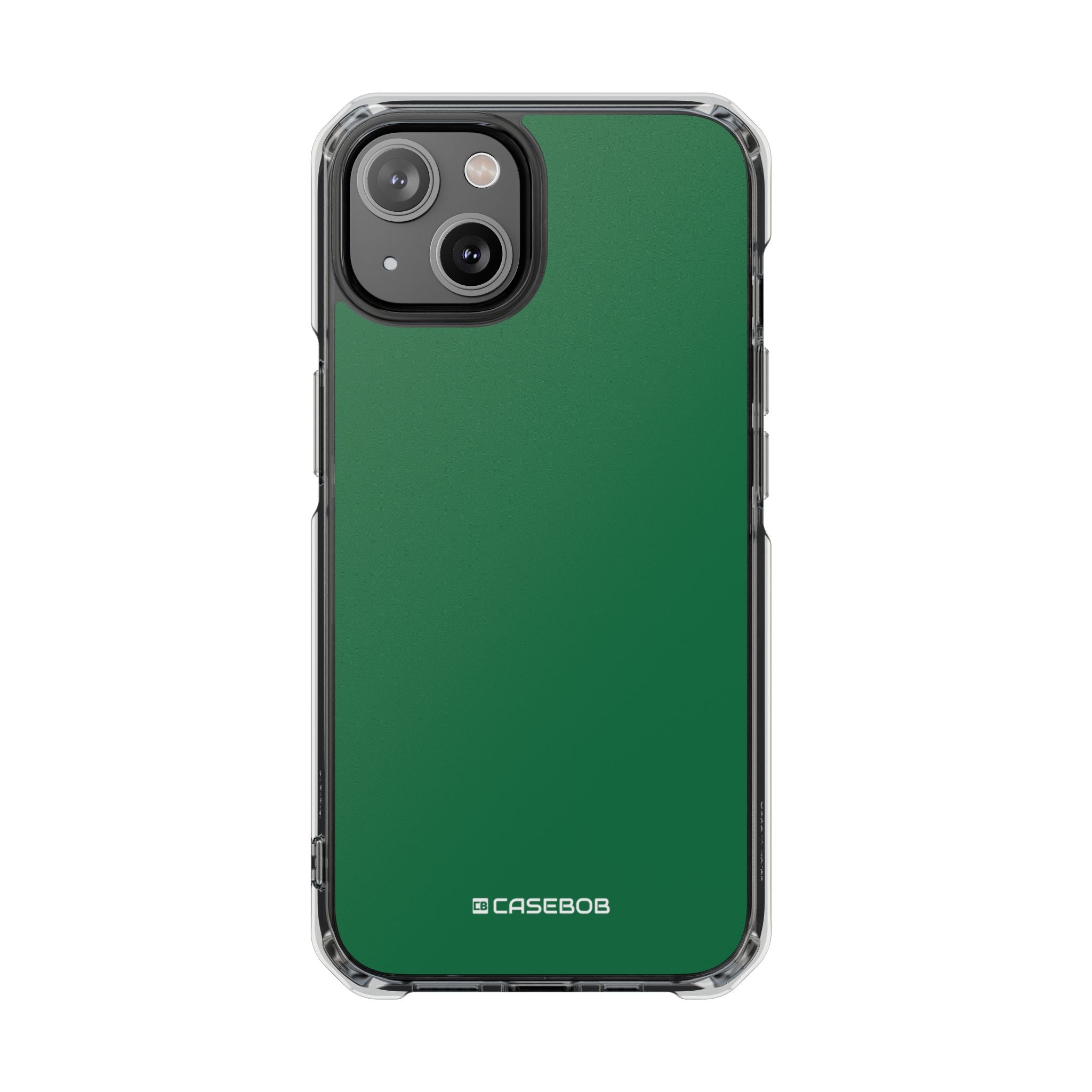 Dark Spring Green - Clear Impact Case for iPhone