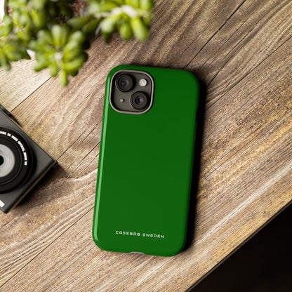 Dark Green iPhone 15 - Tough Phone Case