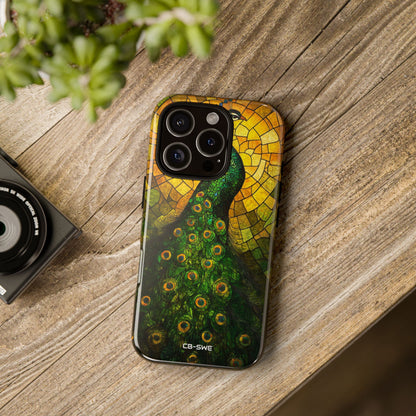 Peacock Spreads Light - iPhone Case