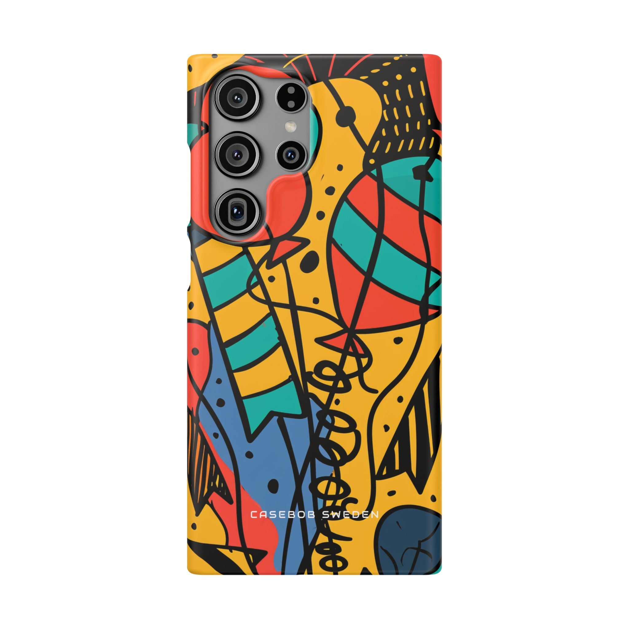 Playful Lines in Motion Samsung S23 - Slim Phone Case