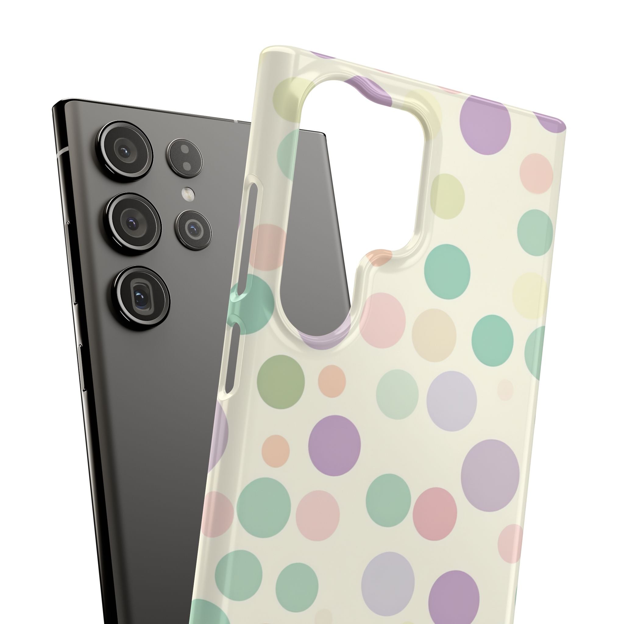 Playful Pastel Polka Dots - Slim Samsung S23 Phone Case