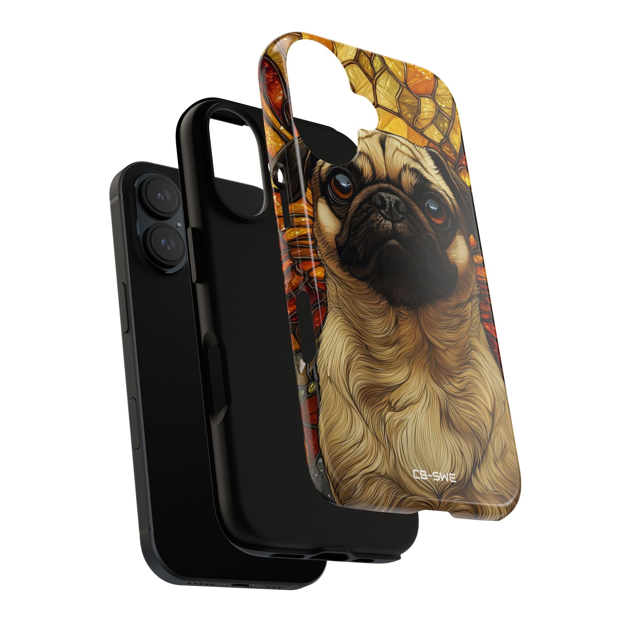 Pug Soars Brightly - iPhone Case