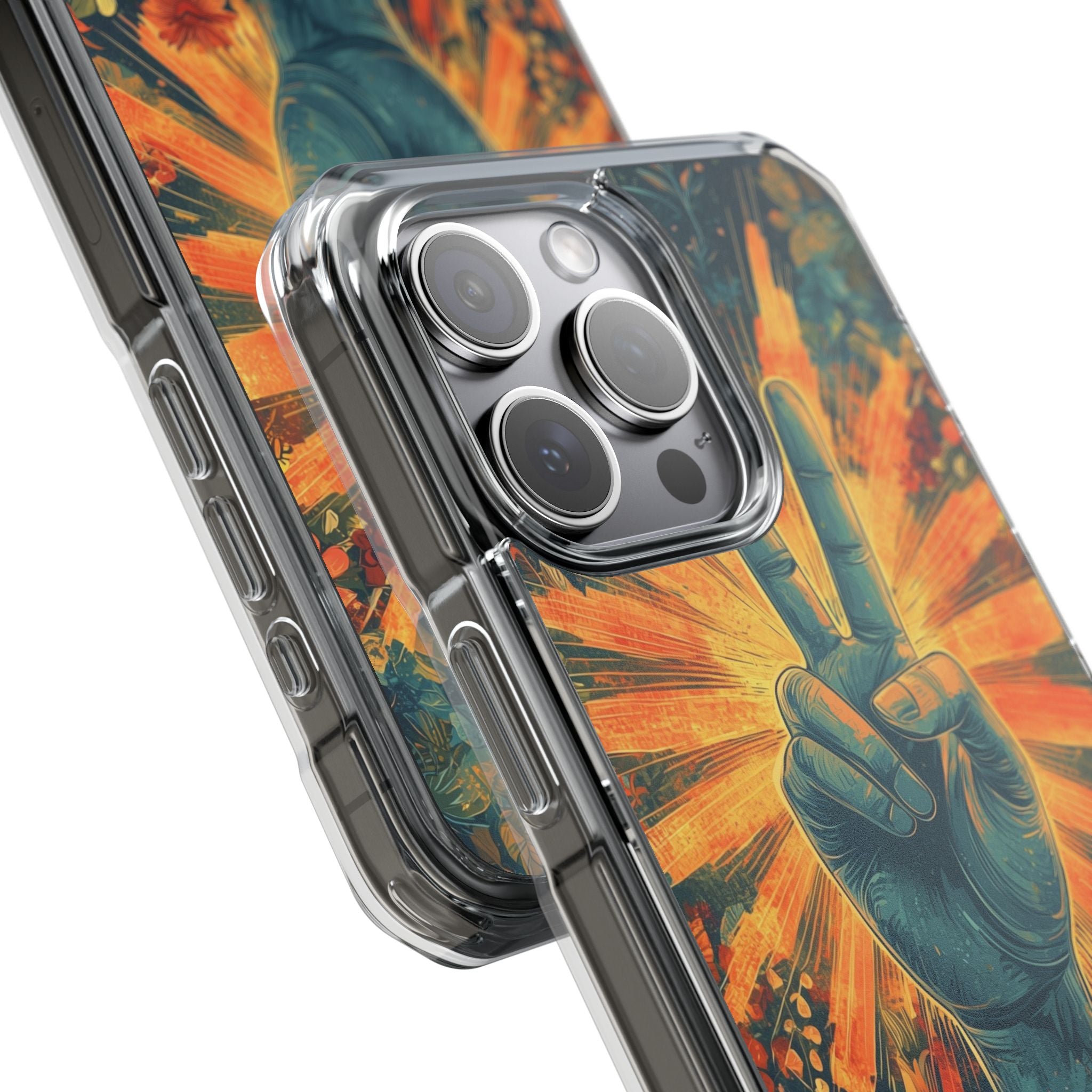 Flowers Embrace Peace iPhone Case - Impact