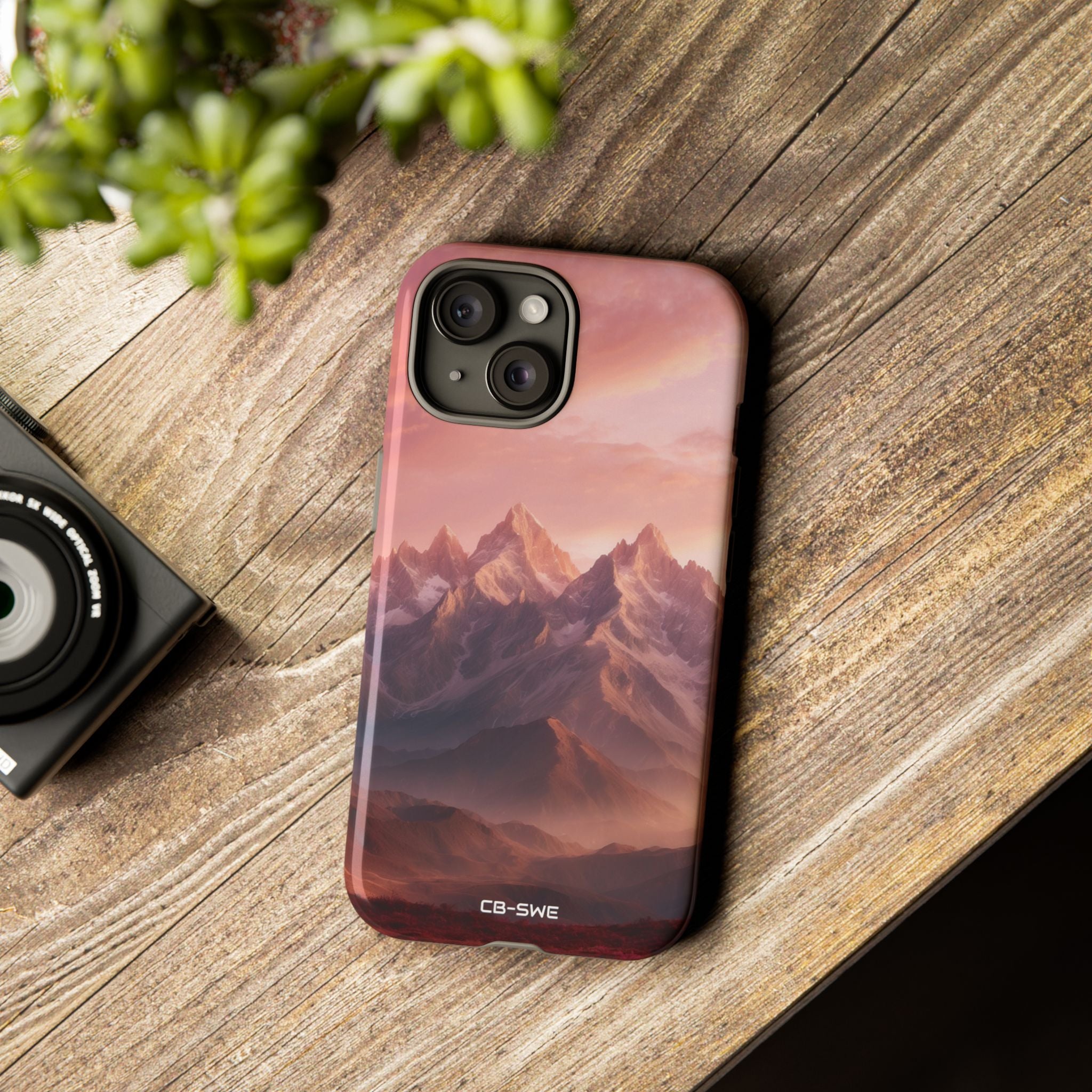 Vibrant Peaks Emerge - iPhone Case