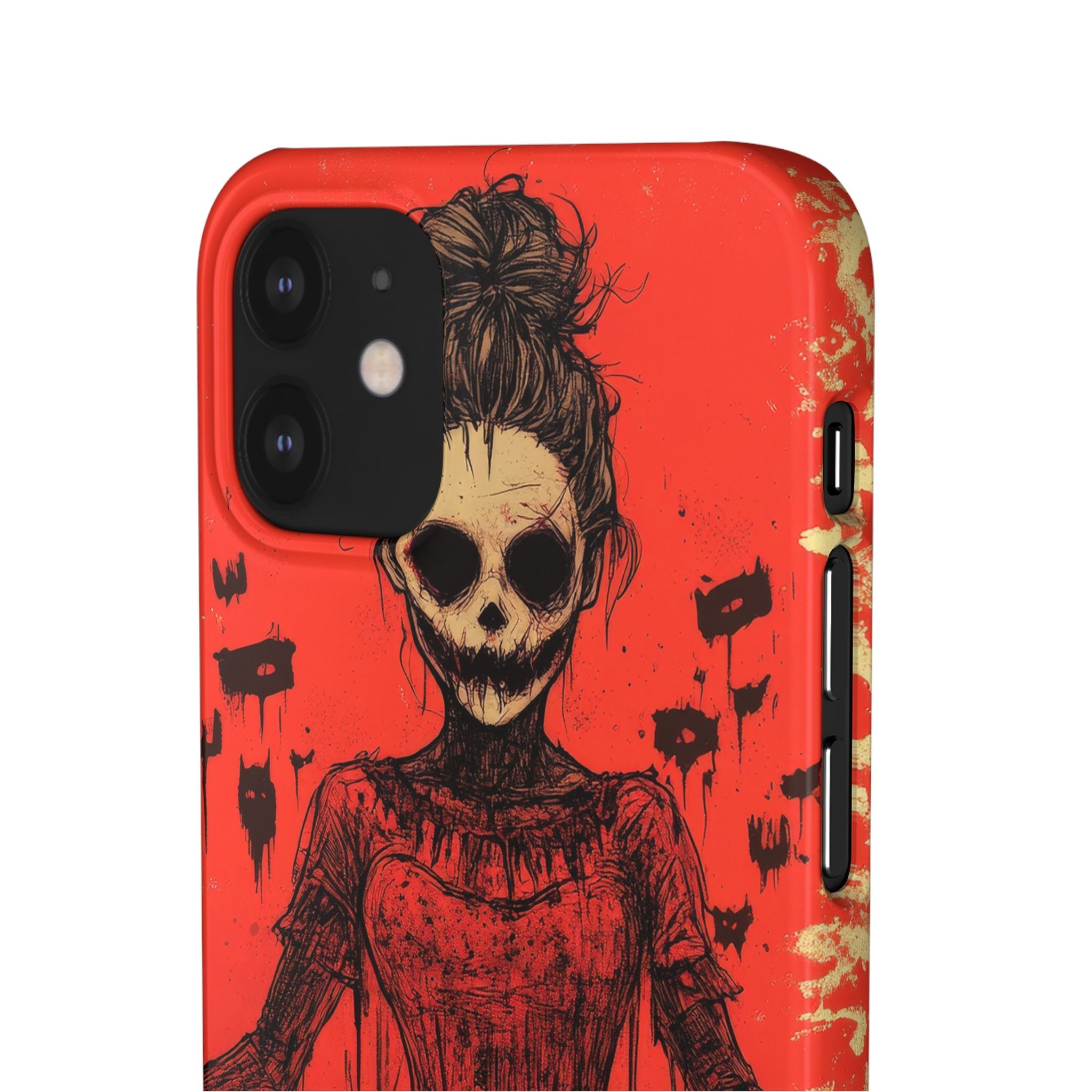 Haunting Scarlet Descent iPhone 12 - Slim Phone Case