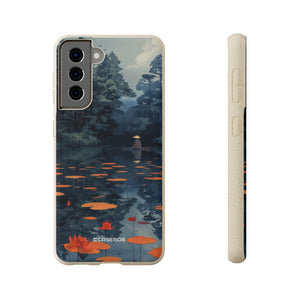 Tranquil Lotus Serenity | Biodegradable Phone Case