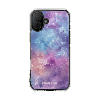 Cosmic Nebula Swirls - Clear Impact iPhone 16 Phone Case