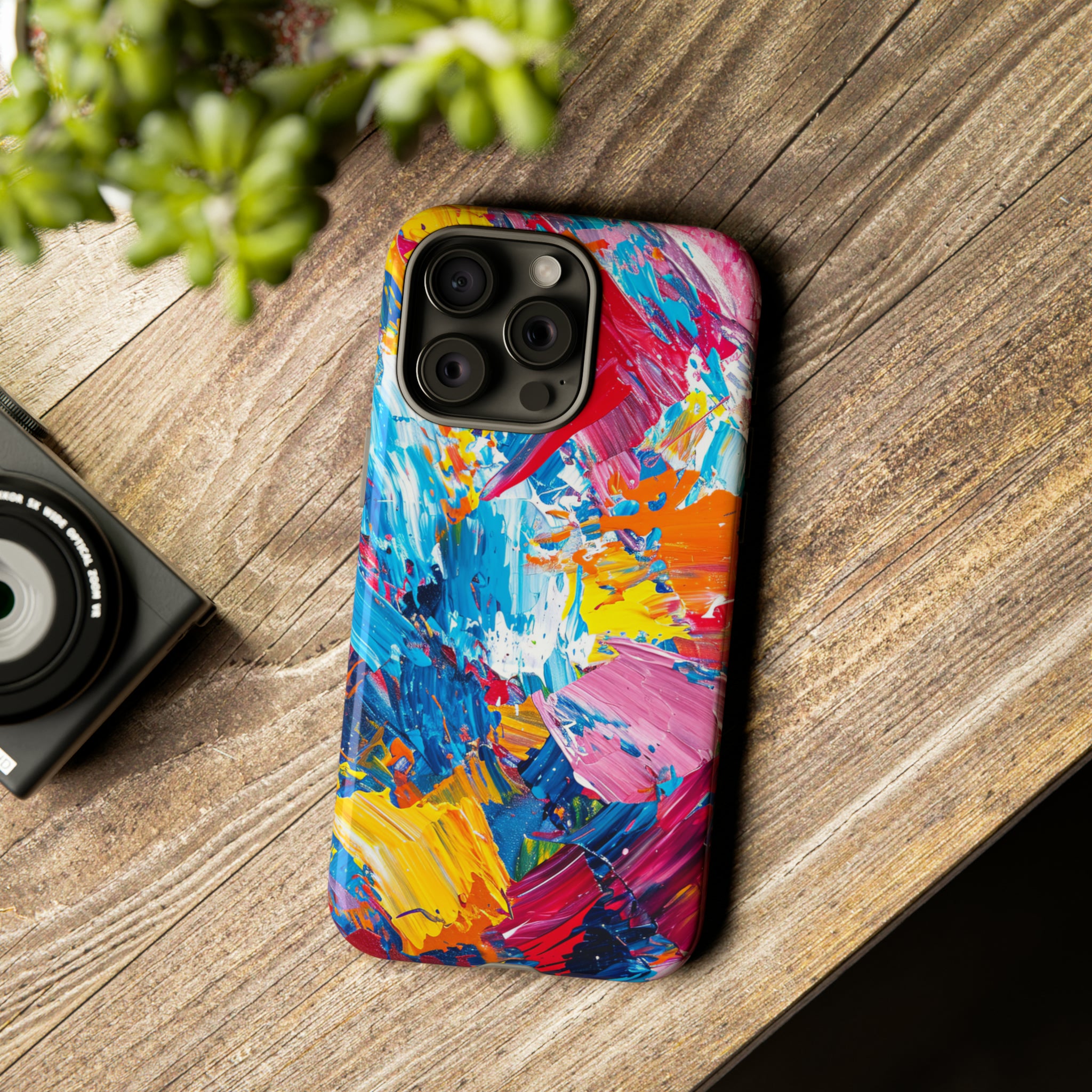 Painterly Spectrum Charm - Protective Phone Case