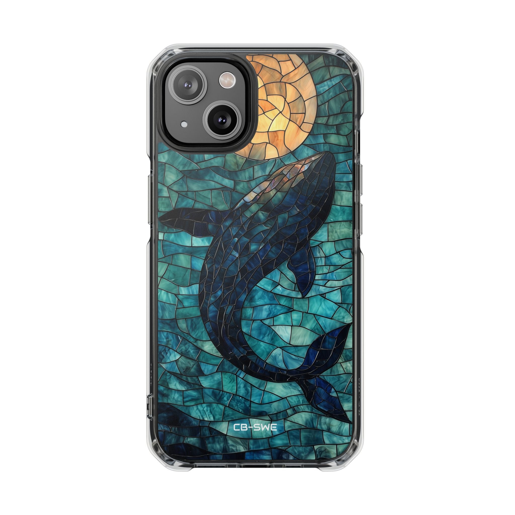 Whale Dives Upward iPhone Case - Impact