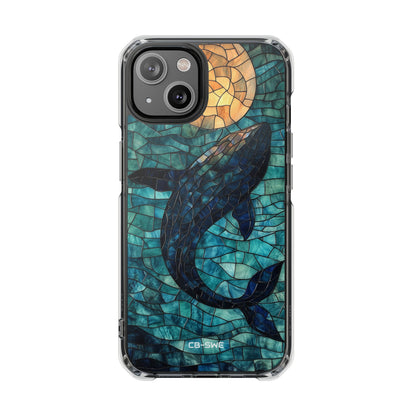 Whale Dives Upward iPhone Case - Impact