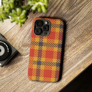 Orange Flannel - Protective Phone Case