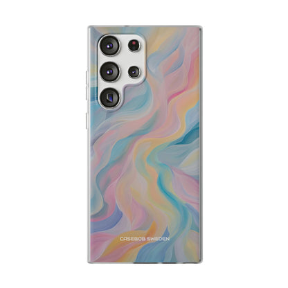 Dreamy Pastel Swirls - Flexi Samsung S23 Phone Case