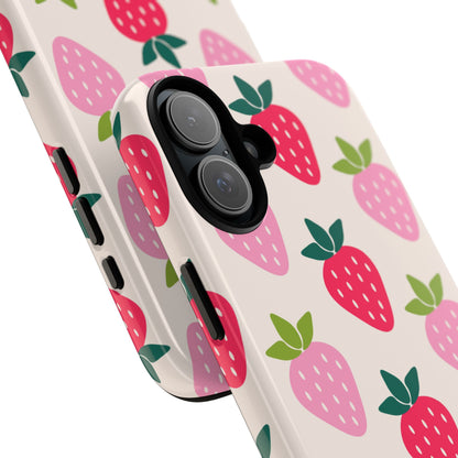 Vibrant Strawberry Rhythm - iPhone Case