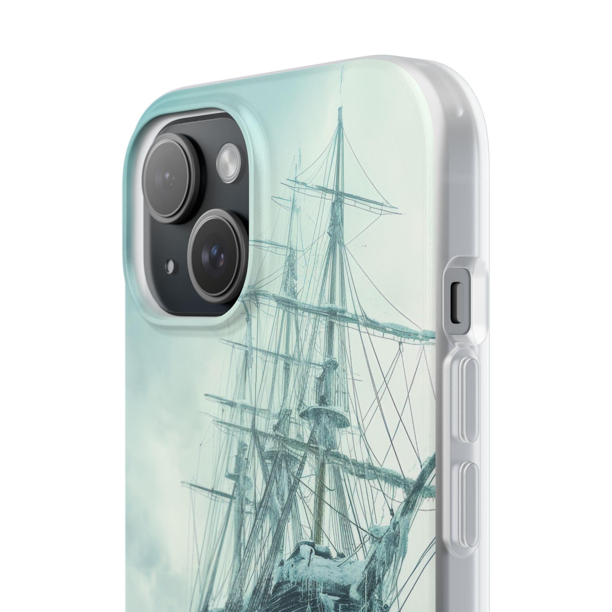 Icebound Ship iPhone 15 Case - Soft