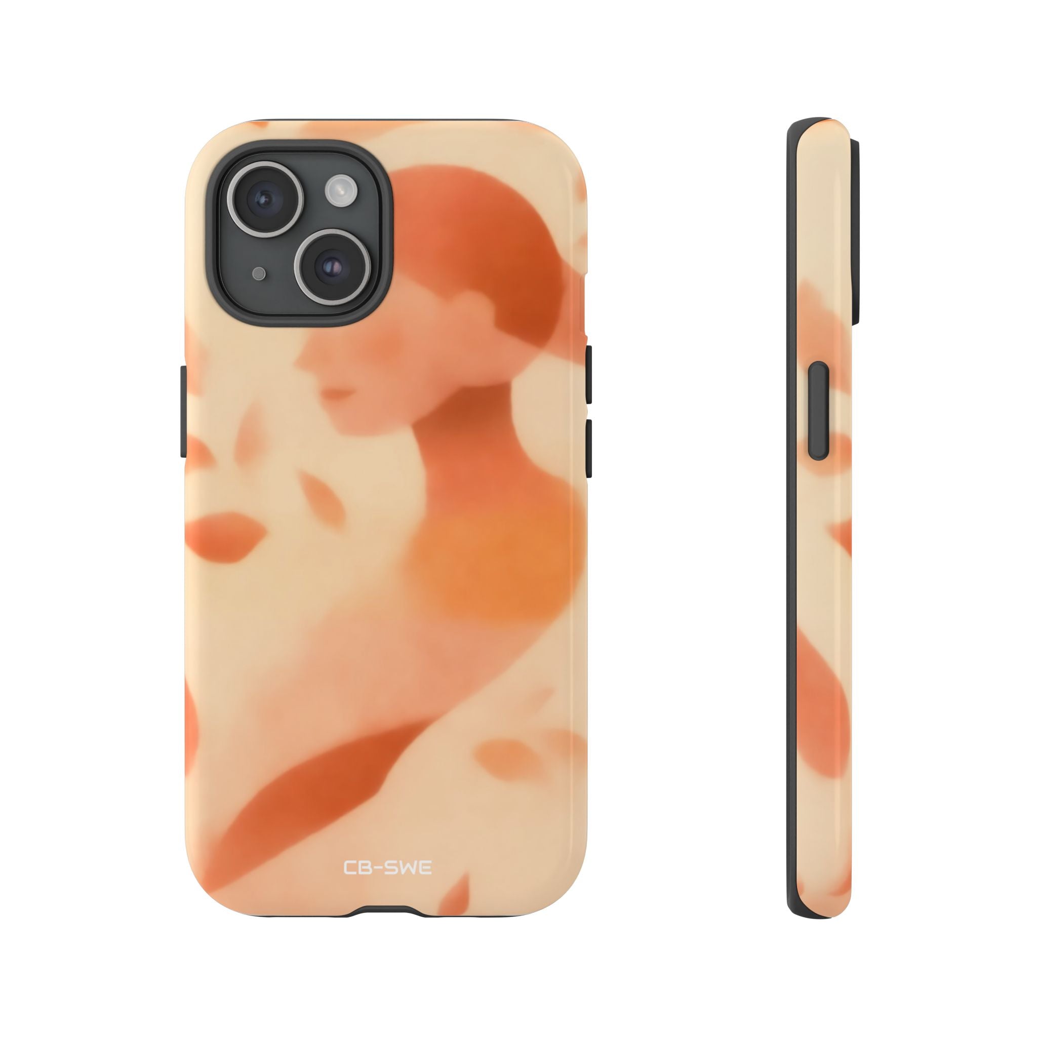 Leaf Embraces Woman - iPhone Case