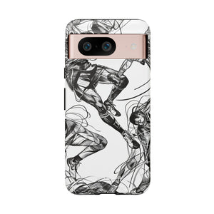 Dynamic Athletic Surrealism | Protective Phone Case for Google Pixel