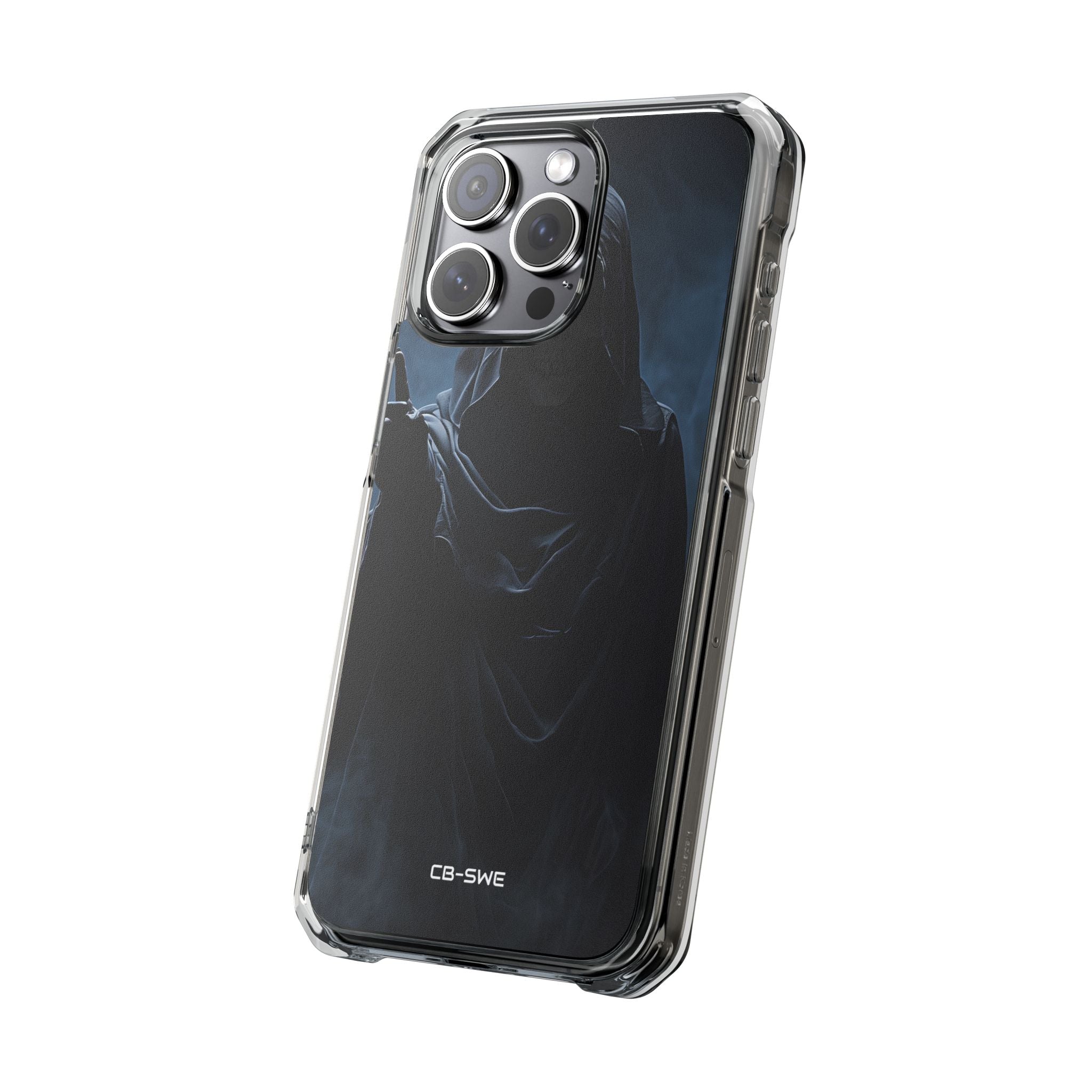 Spectral Guardian Warning iPhone Case - Impact