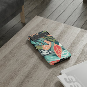 Mixed Tropical Leaf - Protective Phone Case