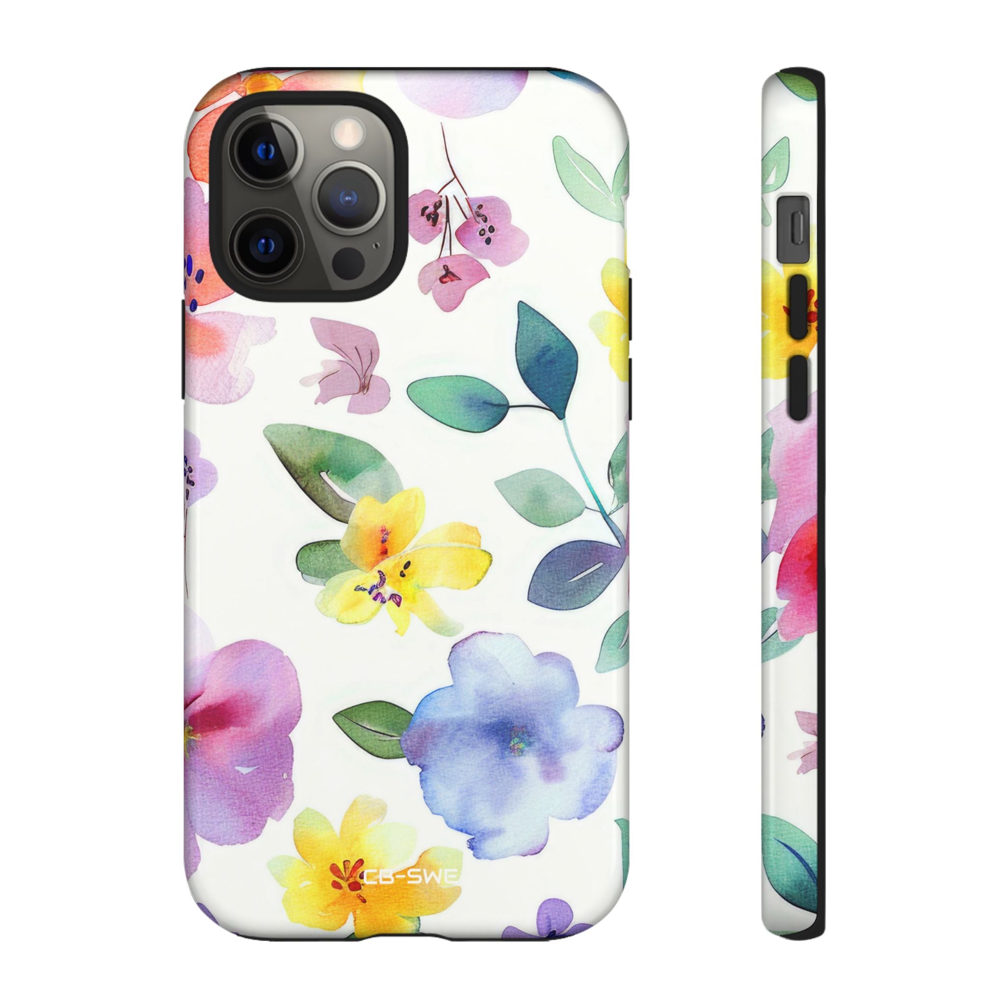 Whimsical Watercolor Florals - iPhone Case