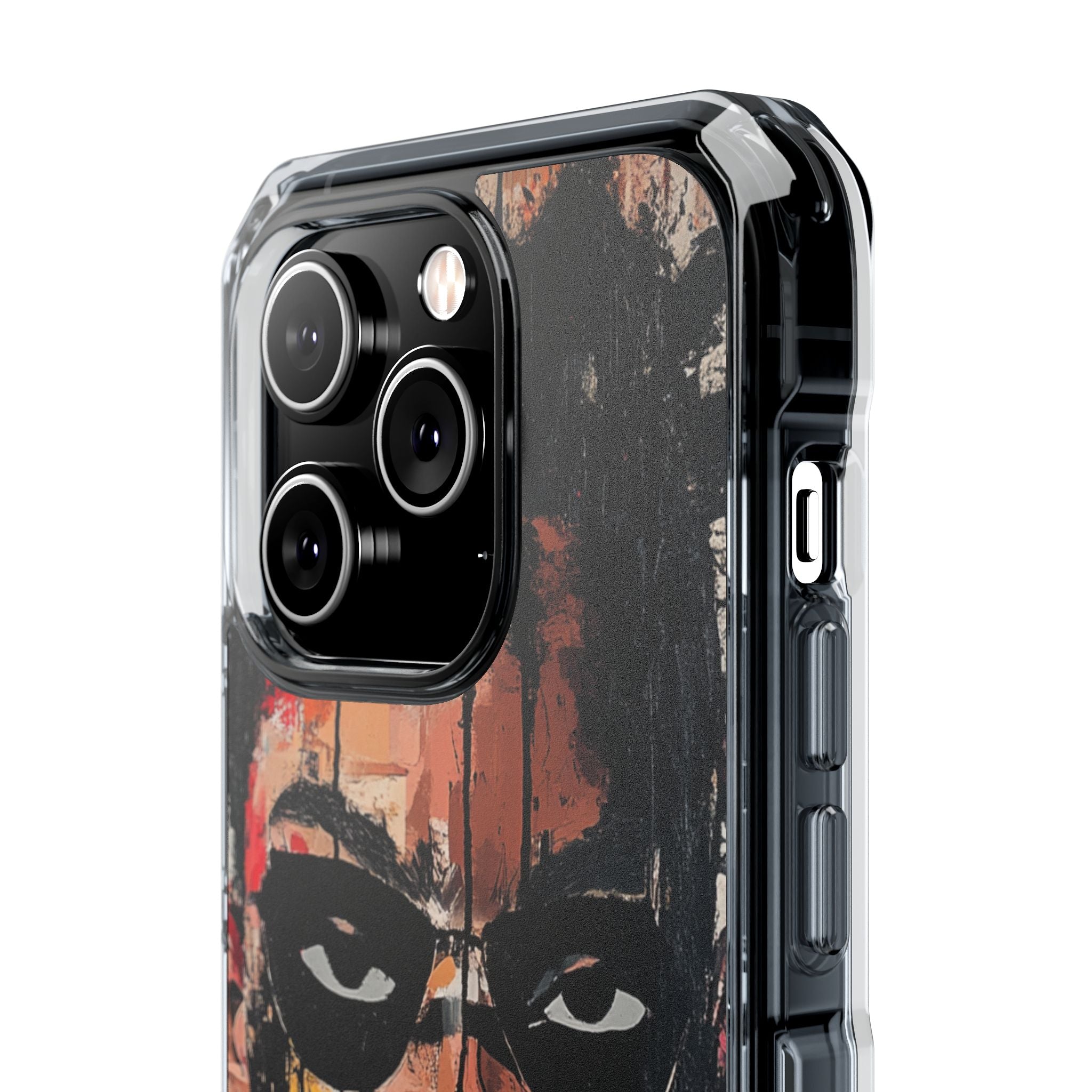 Masked Portrait Drips iPhone 14 Pro Case - Impact