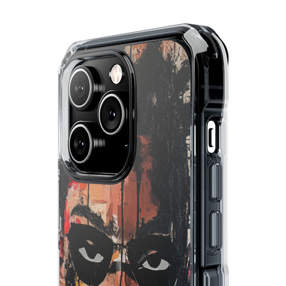 Masked Portrait Drips iPhone 14 Pro Case - Impact