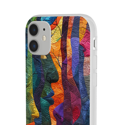 Interwoven Vibrance | Flexible Phone Case for iPhone