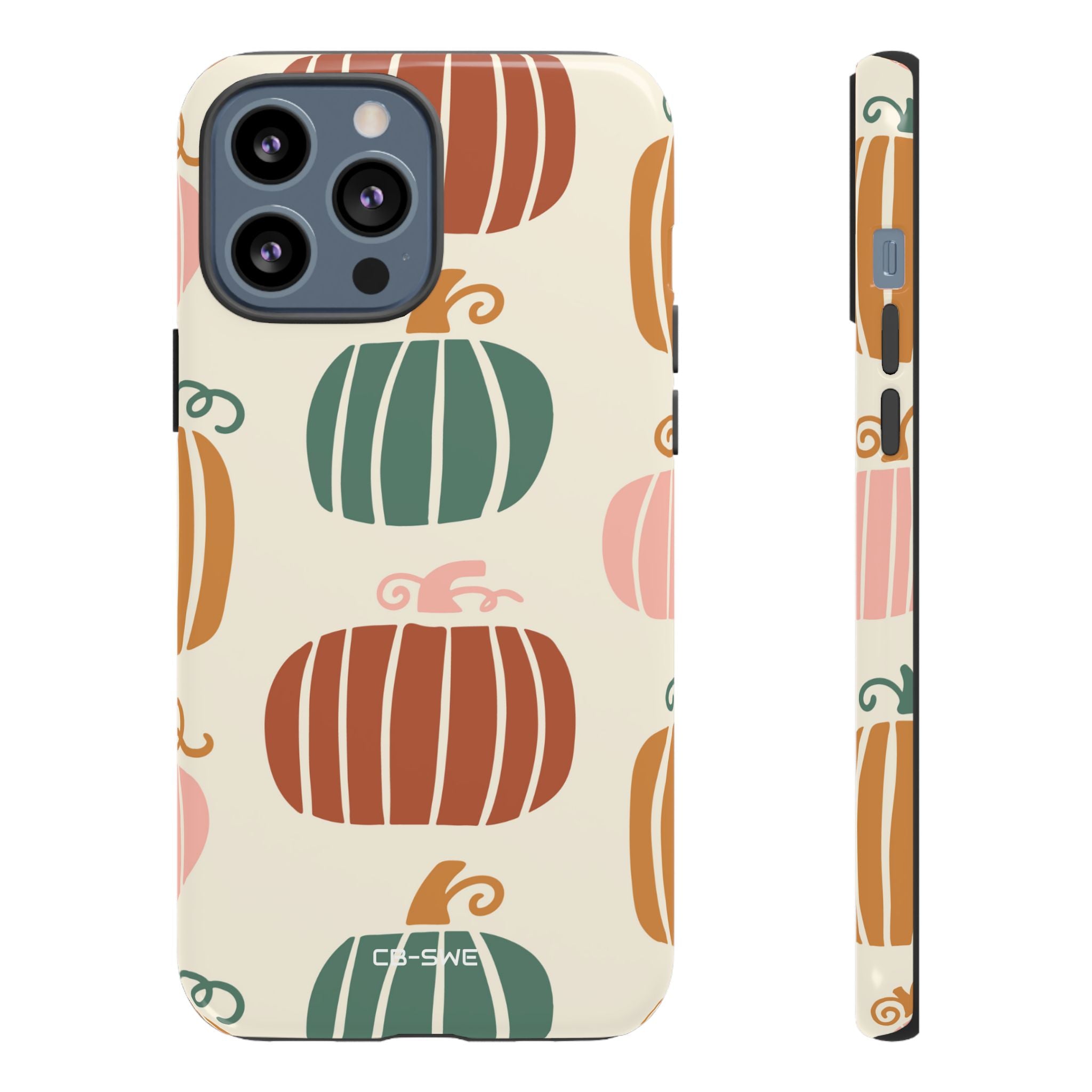 Whimsical Pumpkin Harmony - iPhone Case