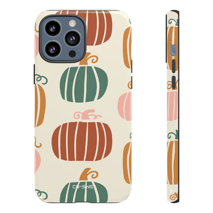 Whimsical Pumpkin Harmony - iPhone Case