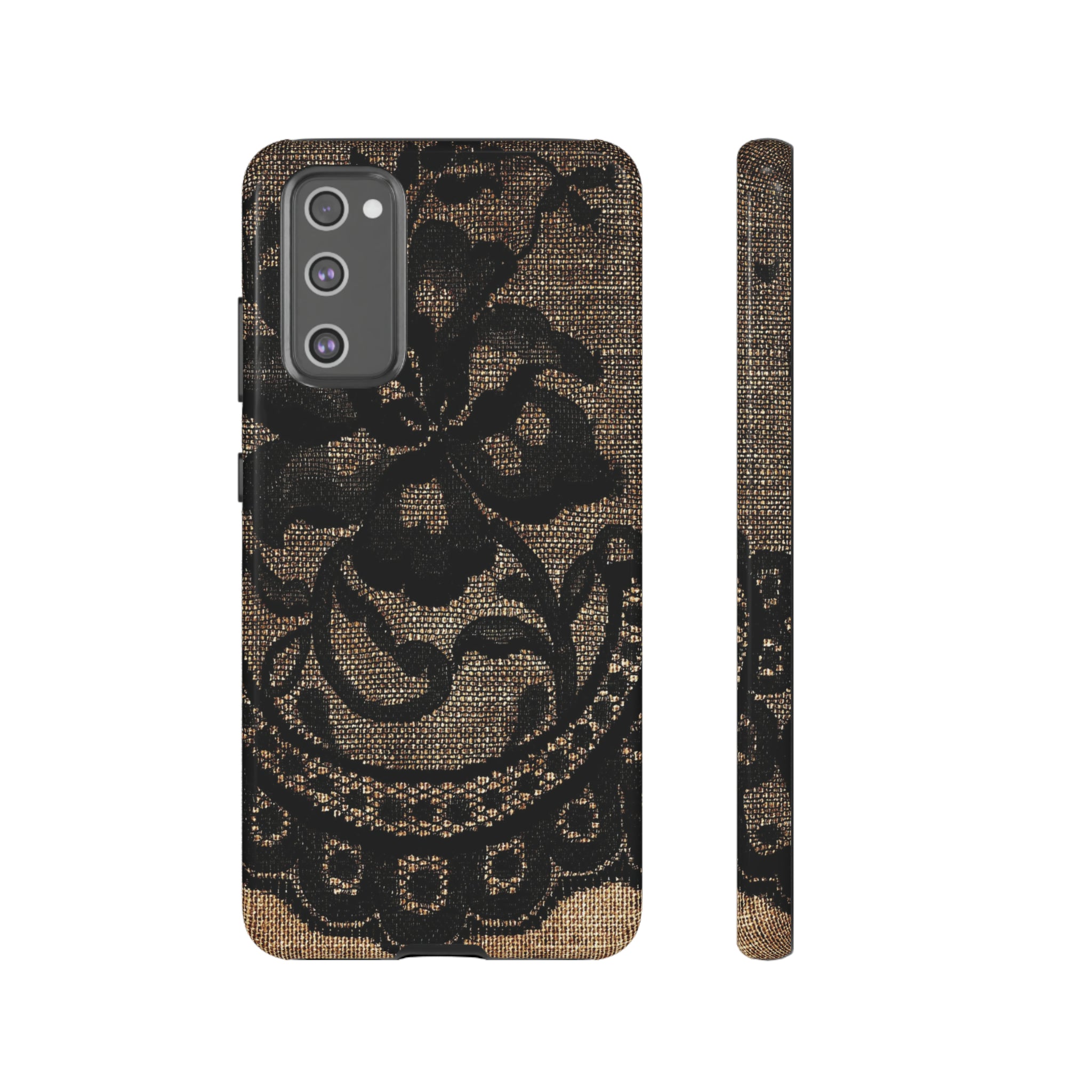 Broomrose Gothic Flower - Protective Phone Case