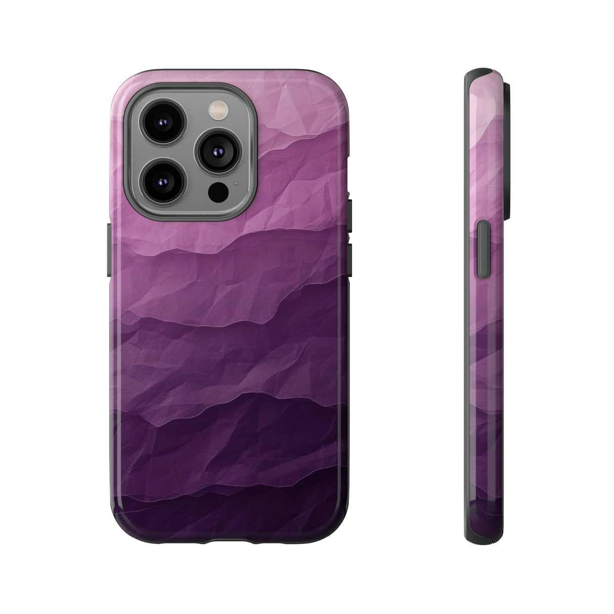 Lilac to Plum Gradient - Protective Phone Case