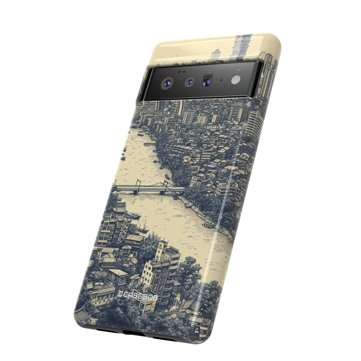 Nostalgic Metropolis | Protective Phone Case for Google Pixel