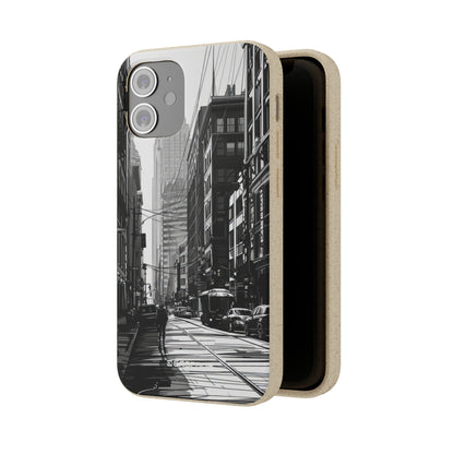 Noir Urban Serenity | Biodegradable Phone Case