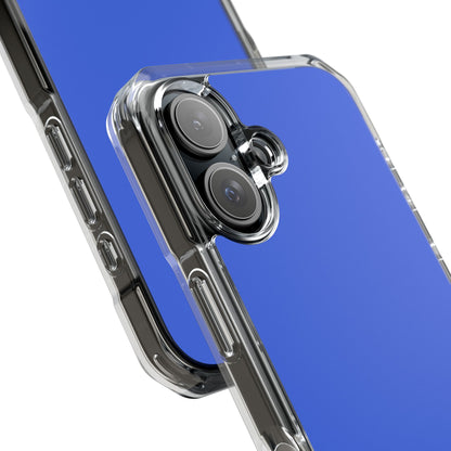 Royal Blue - Clear Impact iPhone 16 Phone Case